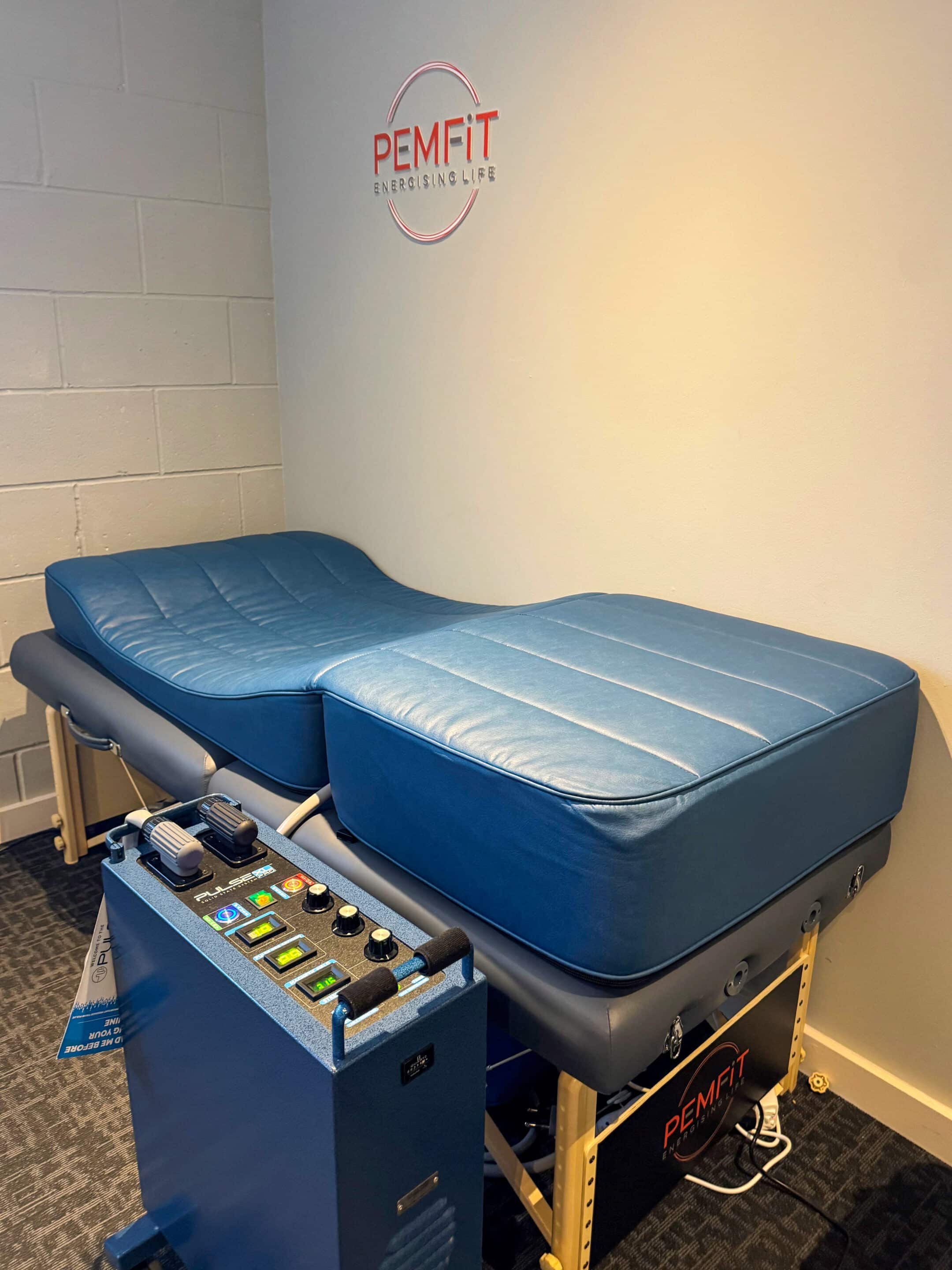High-Powered Pulse XL PEMF machine and Contoured Bed