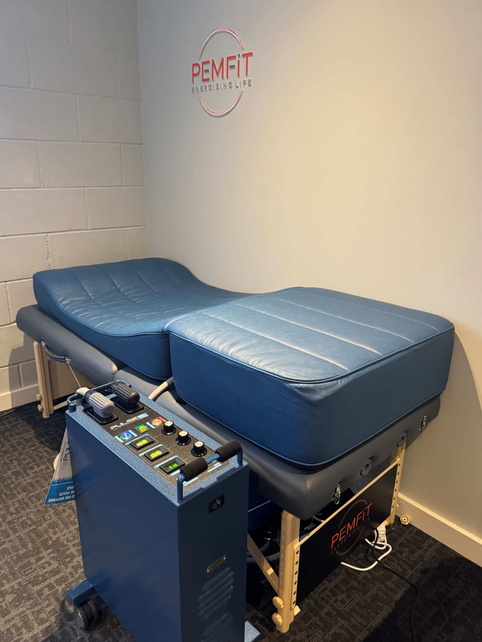 B - High-powered Pulse XL PEMF machine and Contoured Bed